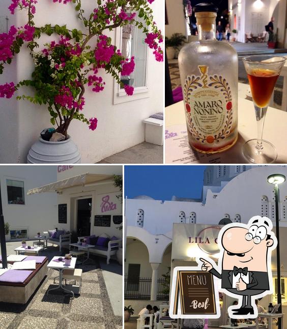 Здесь можно посмотреть фото паба и бара "Lila Cafe • Santorini"