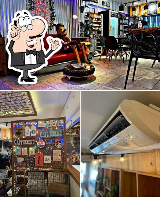 O interior do Cafeteria do Engenho