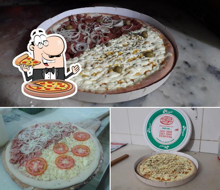 No Pizzaria Magal, você pode conseguir pizza