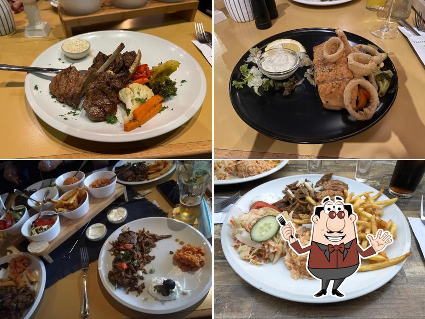 Gerichte im Restaurant Thessaloniki