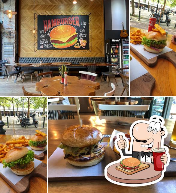 Les hamburgers de Three Buddies will conviendront différents goûts