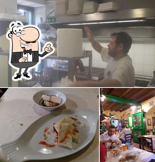 Gli interni di La Cucina di Frà Pappina