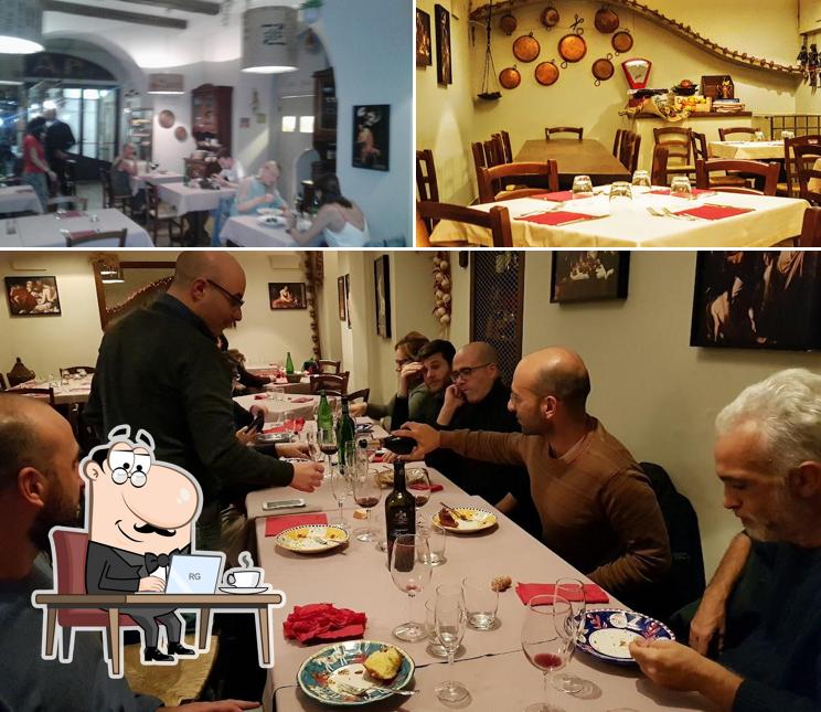 Gli interni di Locanda del Cerriglio