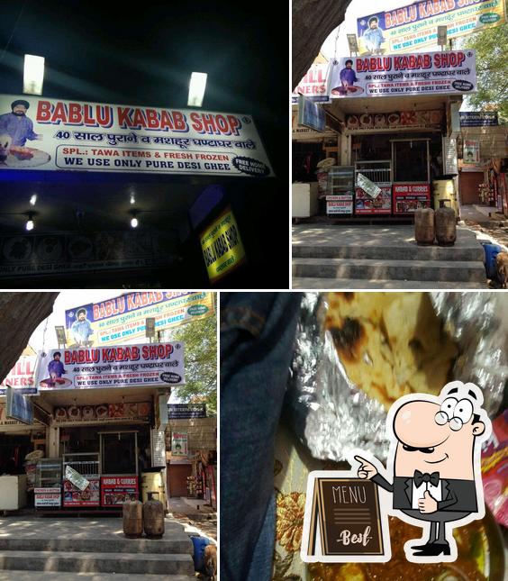 Look at this picture of Bablu Kabab Shop