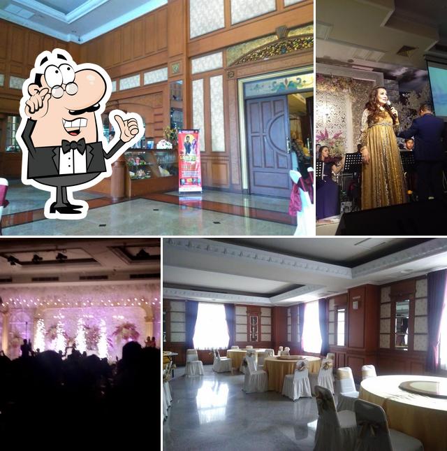 The interior of Wisma Boga Convention Center & Restaurant