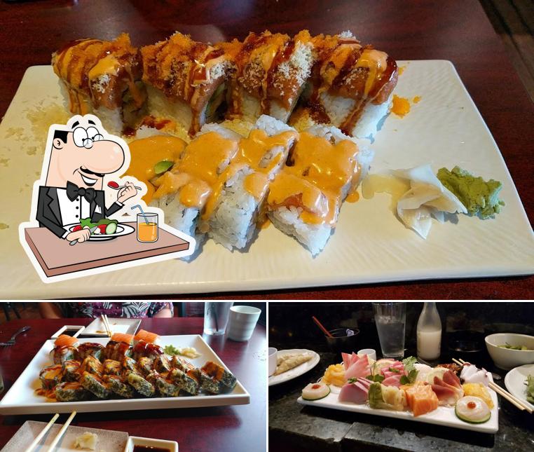 Food at Ukai Hibachi Grill & Sushi Bar