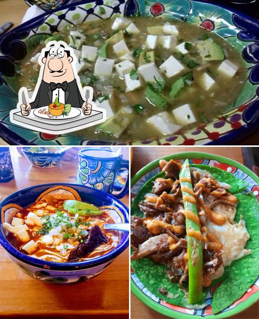 Meals at La Esquinita Cocina mexicana