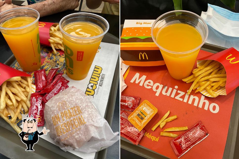 Desfrute de um drinque no McDonald's