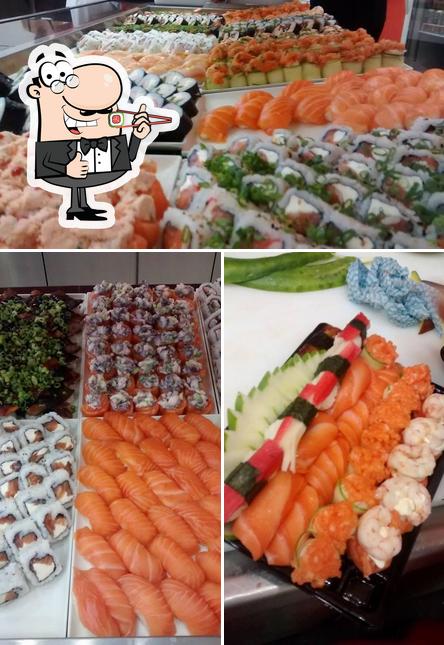 Prove diversas opções de sushi