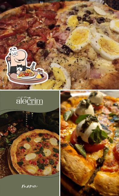 No Pizzaria Com Alecrim, você pode degustar pizza