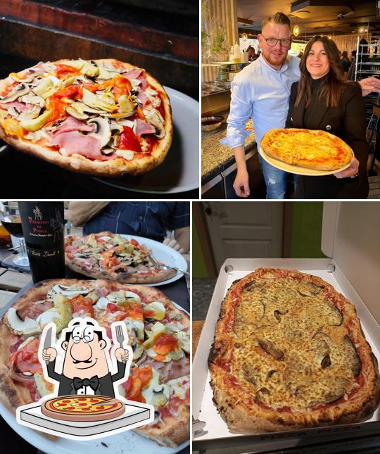 A Bella Casa Pizzeria, vous pouvez prendre des pizzas