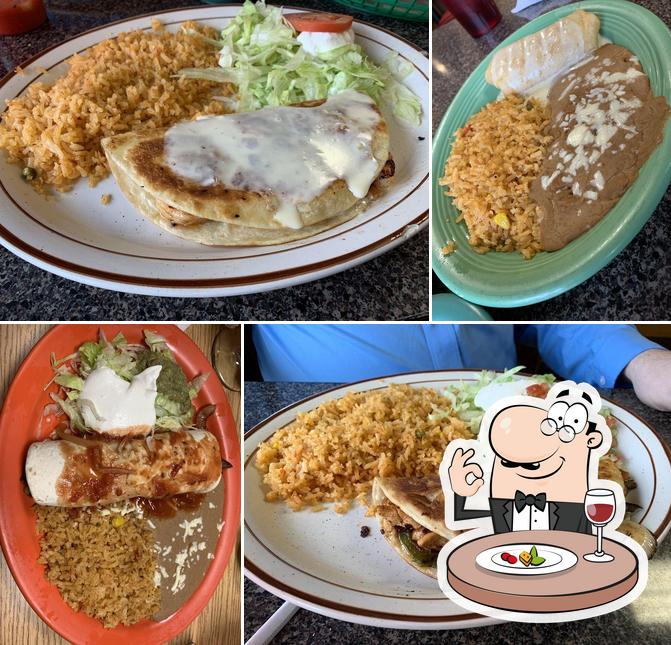 Food at El Sombrero Mexican Restaurant