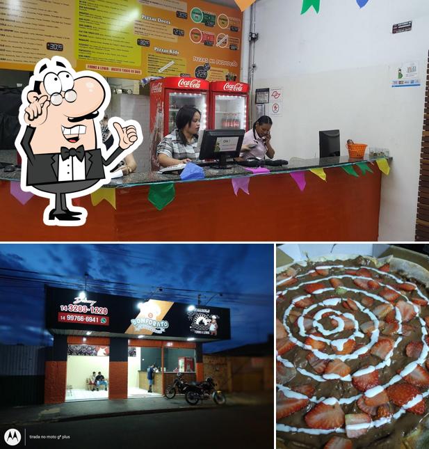 Veja imagens do interior do Don Forato Pizzaria