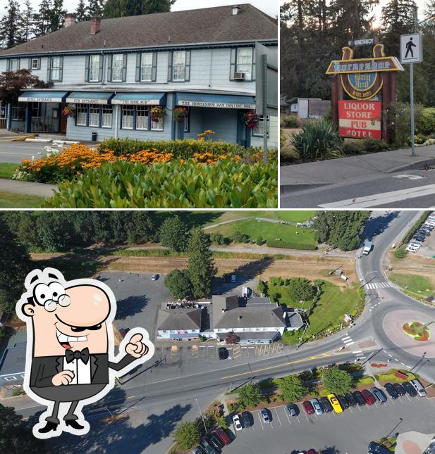 L'extérieur de Horseshoe Bay Inn