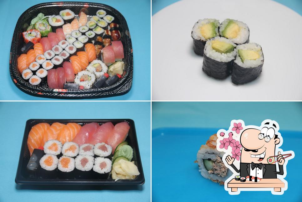 Les sushis sont des aliments célèbres provenant du Japon