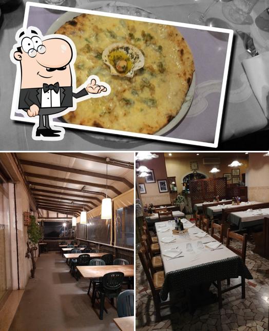 Vérifiez la photo indiquant la intérieur et nourriture concernant Ristorante Pizzeria Emanuela