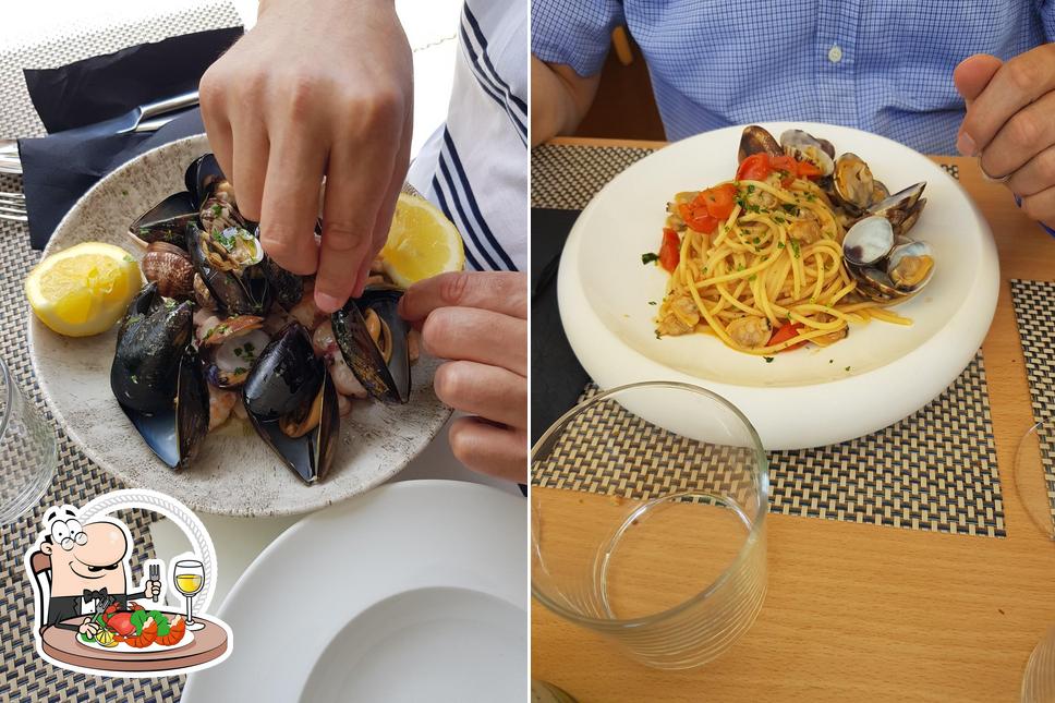 Essayez de nombreux plats à base de fruits de mer servis par Ristorante Al Dente