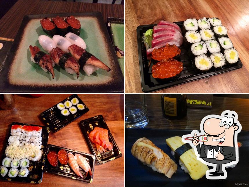 Les sushi sont offerts par Kyoto Sushi CS