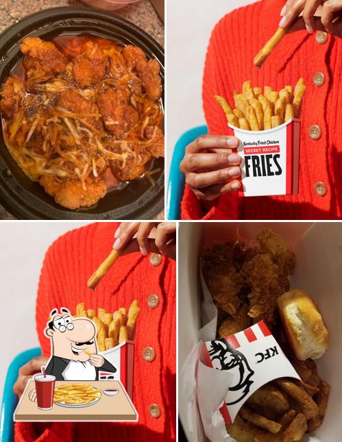 En KFC puedes pedir patatas fritas