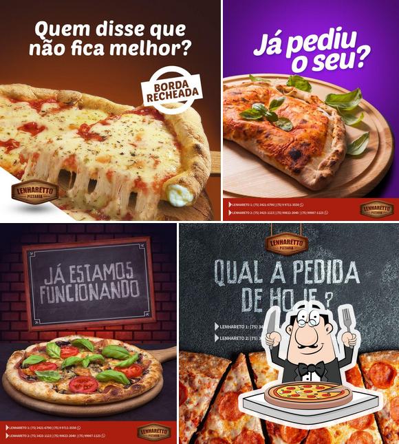 Experimente diversos tipos de pizza