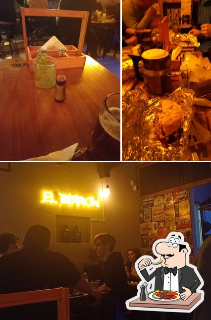 Check out the picture displaying food and interior at EL BIRRÓN