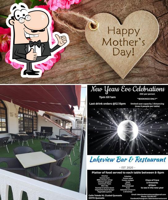 Lakeview Bar in Quesada Restaurant menu and reviews