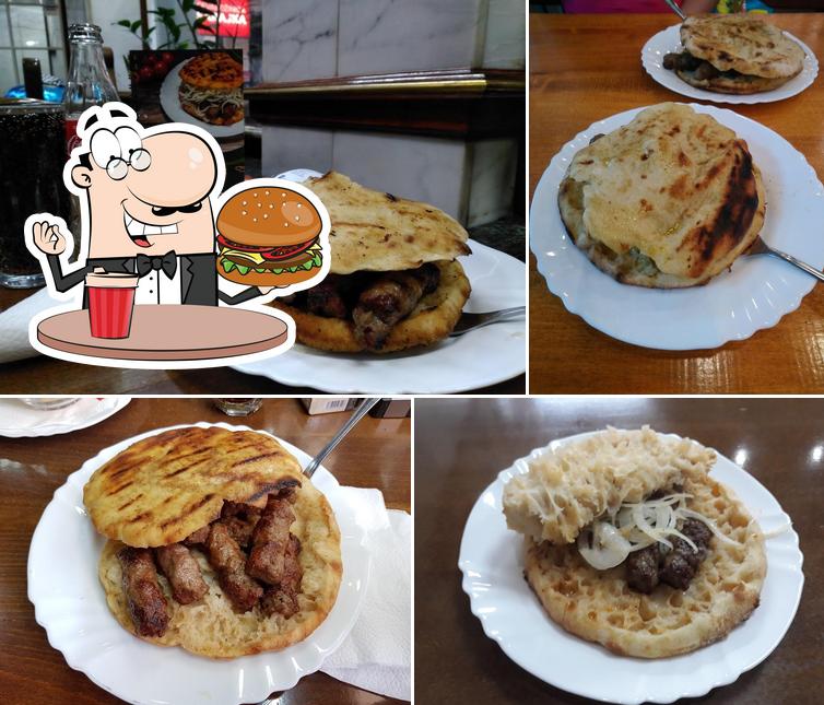Try out a burger at Sarajka
