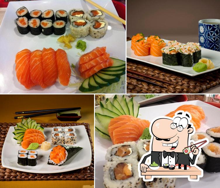 Experimente diversas opções de sushi