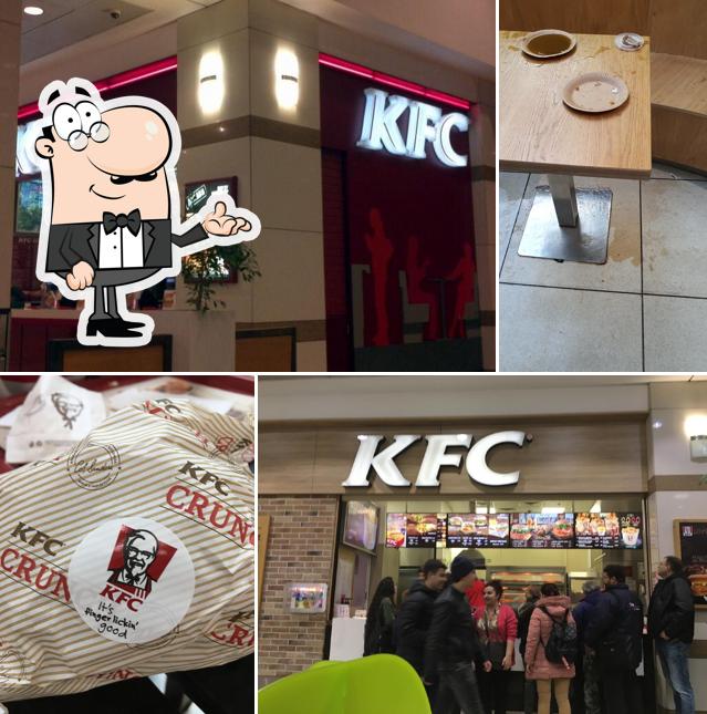 El interior de KFC