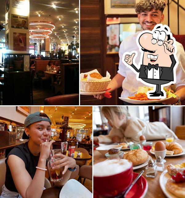 Installez-vous à l'une des tables de Café Extrablatt Siegen
