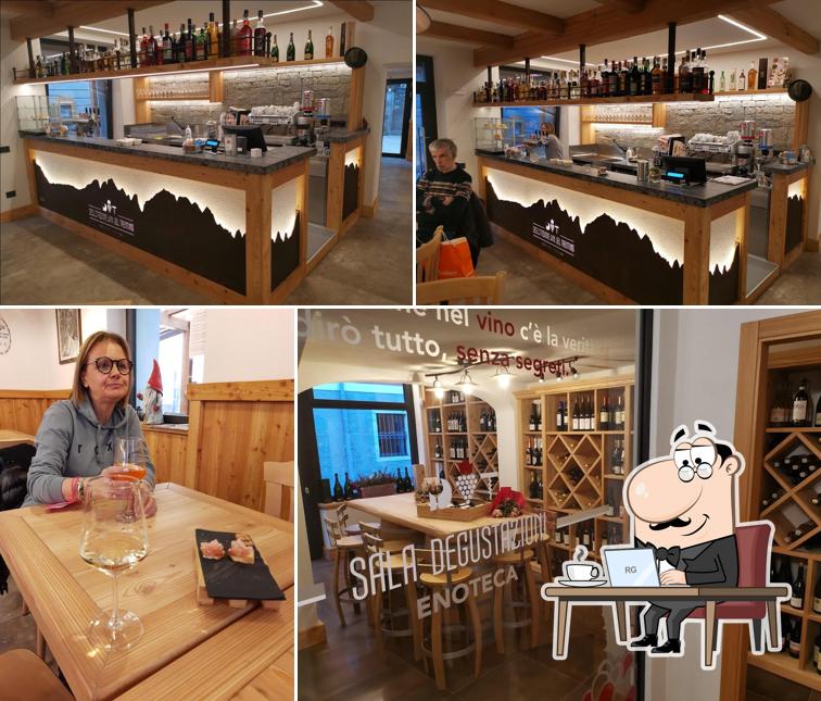 Gli interni di Degustazione Vini del Trentino Bar-Wine shop