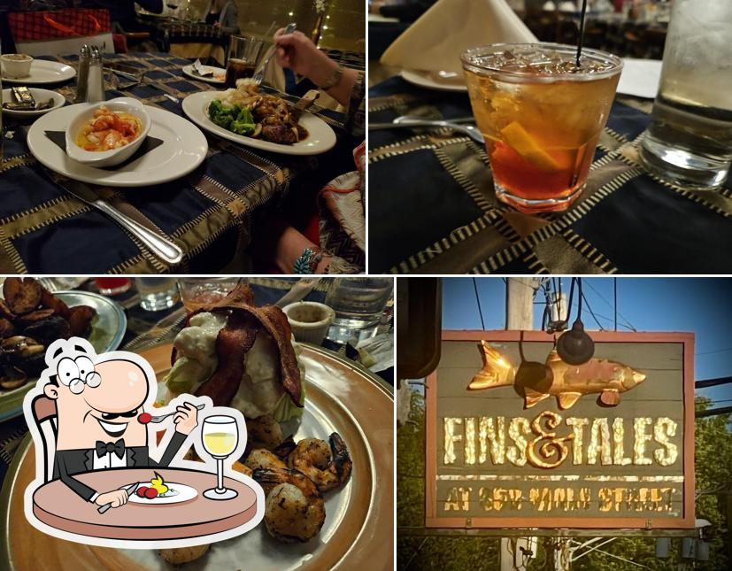 Fins & Tales in Southbridge Restaurant menu and reviews