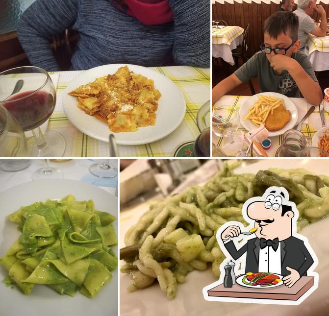 Platti al Trattoria La Santa