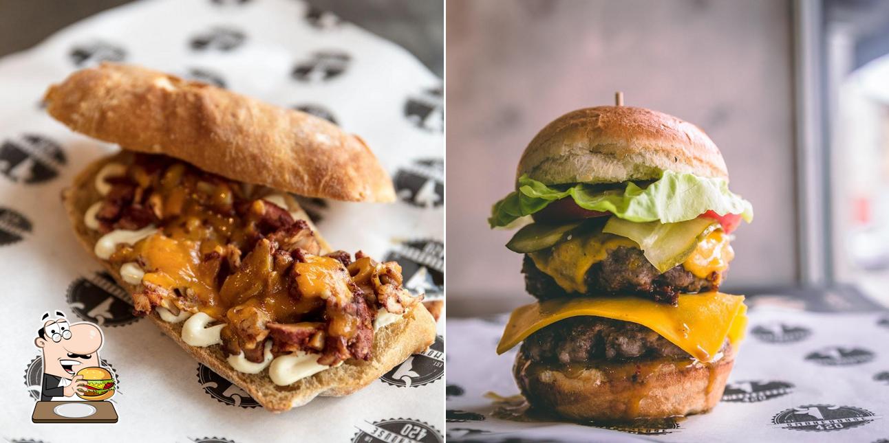 420 Smokehouse bietet eine Fülle an Optionen für Burgerliebhaber