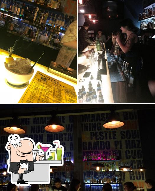 Mortar & Pestle Bar, 130 S B St in San Mateo Restaurant menu and reviews