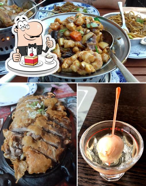 China Restaurant Peking Haus bietet eine Auswahl von Süßspeisen