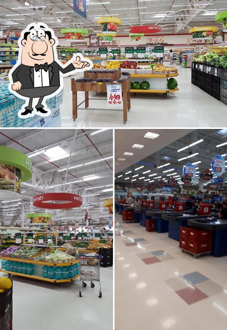 O interior do Supermercado Condor Maringá