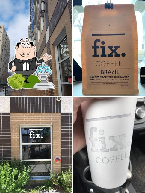 L'extérieur de fix. Coffee