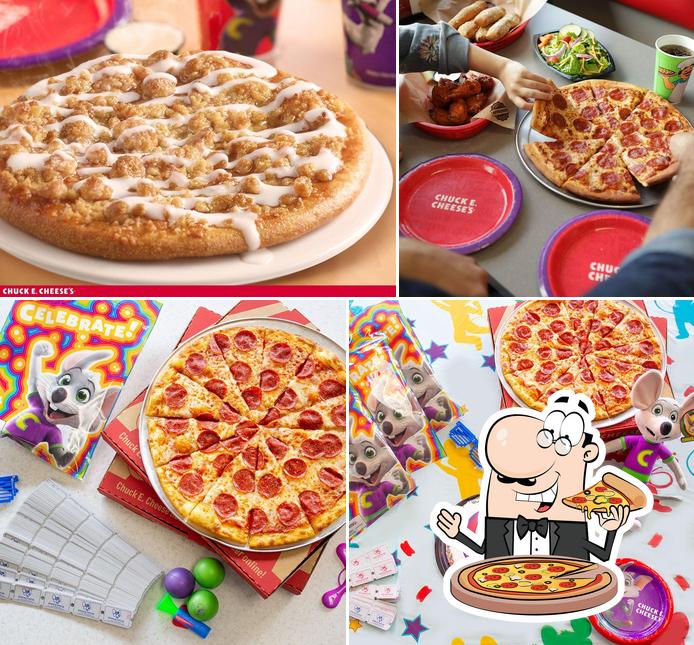 Tómate una pizza en Chuck E. Cheese