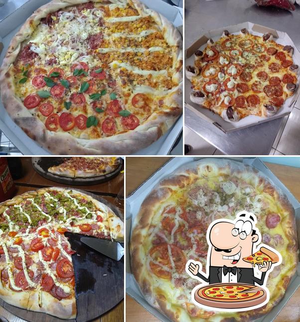 Escolha pizza no Divina Pizza