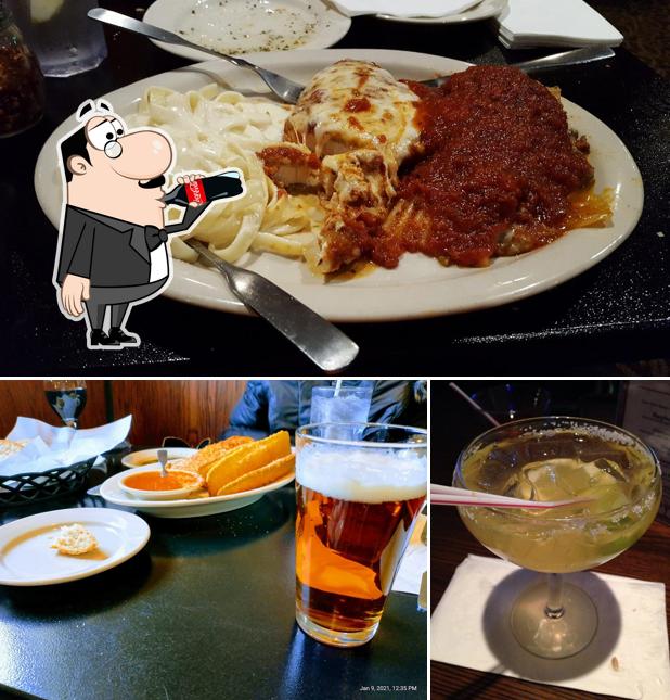 Among various things one can find drink and food at Luciano's Restaurant