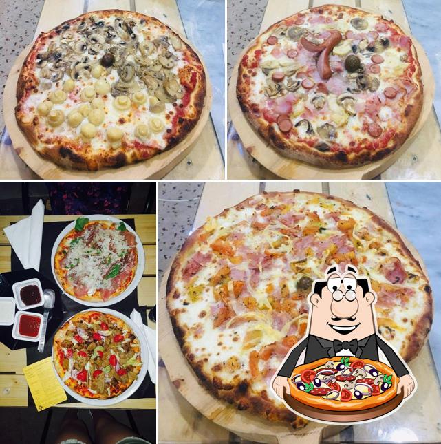 Essayez de nombreux types de pizzas