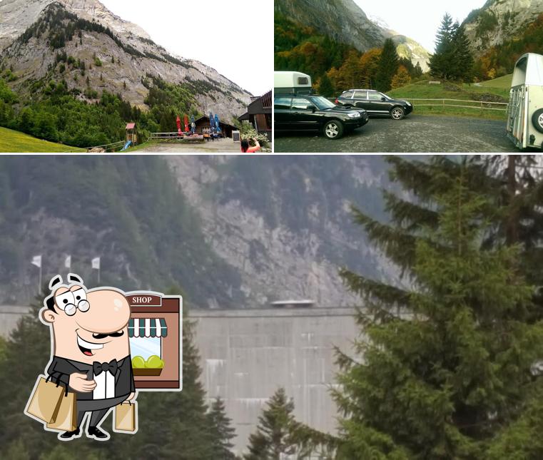 Puoi goderti l'aria fresca dal dehors di Berggasthaus Gigerwald