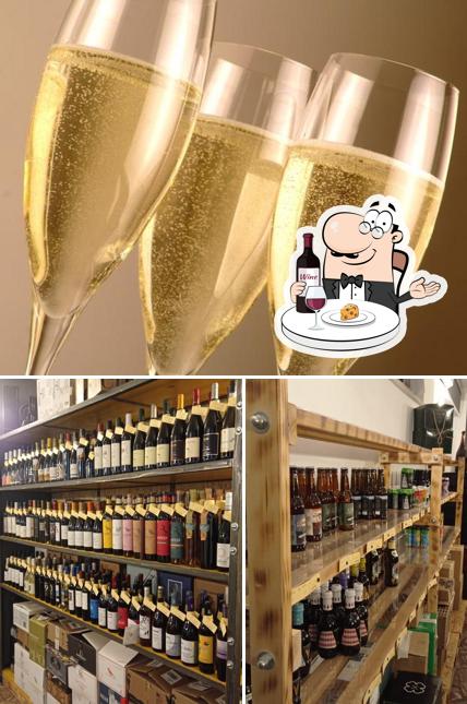 È gradevole godersi un bicchiere di vino a Eno Garage