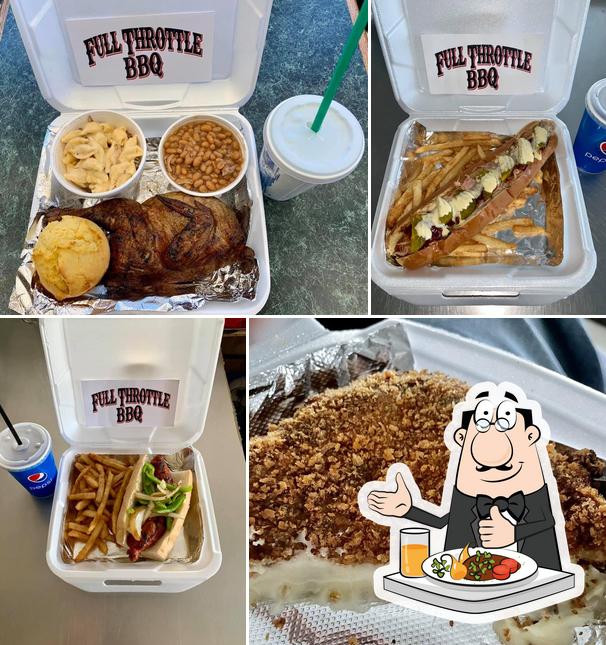 Full Throttle Bbq, 821 Oriskany Blvd in Yorkville Restaurant menu and