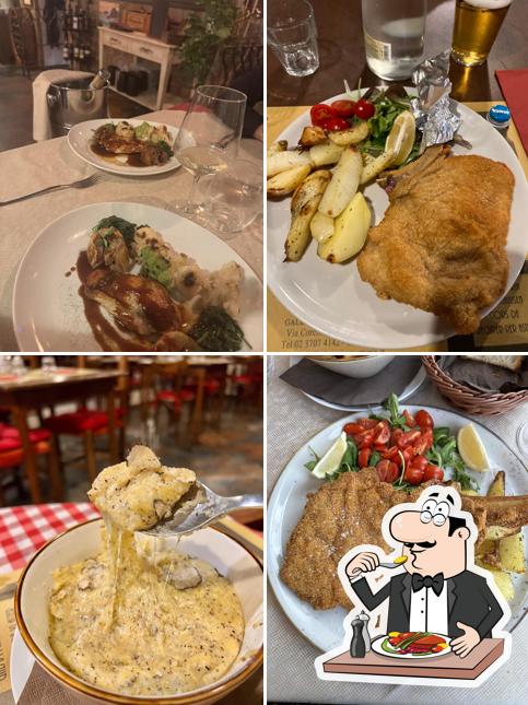 Cibo al Galeria Antica Trattoria Milano
