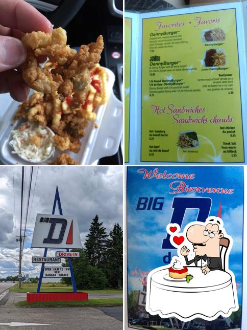 Big D Drive-in offre une sélection de plats sucrés