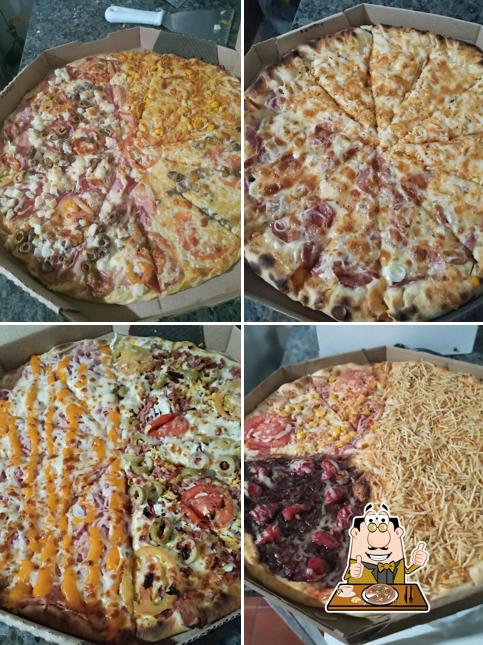 Consiga pizza no Texas Pizzaria