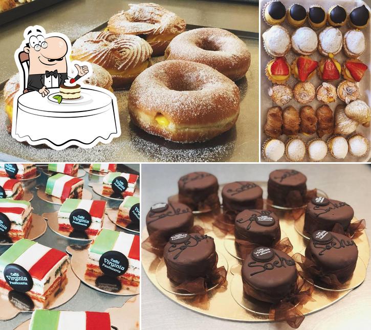 Pasticceria Caffè Virginia serve un'ampia gamma di dessert