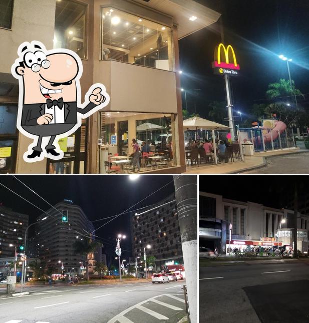 O exterior do McDonald's - Gonzaga Azul